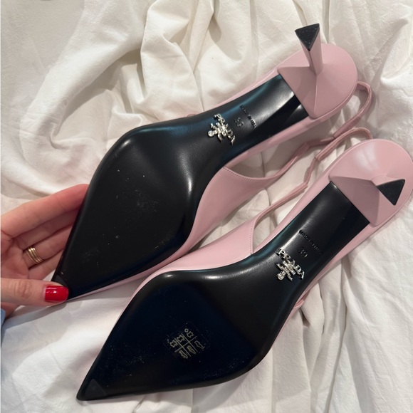 NWT PRADA Modellerie Pointed Toe Slingback Pump size 39 brand new - Picture 5 of 5